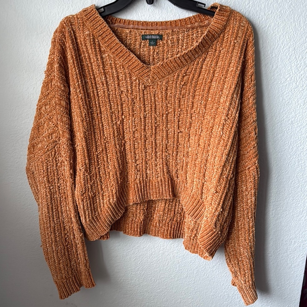 Cozy V-Neck Golden Yellow Sweater